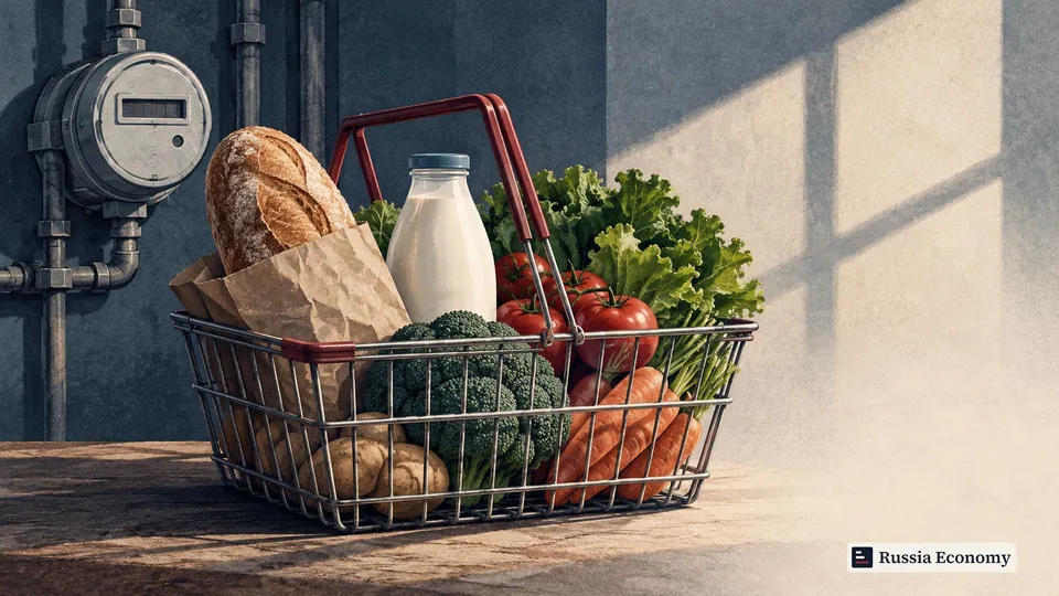 An unbranded grocery basket in front of a utility meter.